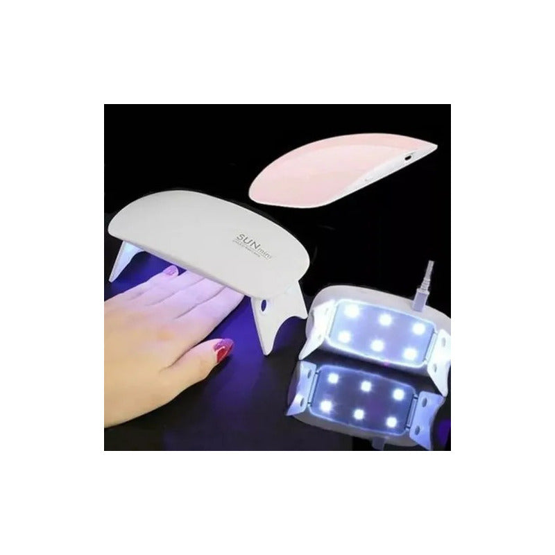 Lampara Led Usb Sun Mini Portátil Uñas Gelish Esmalte