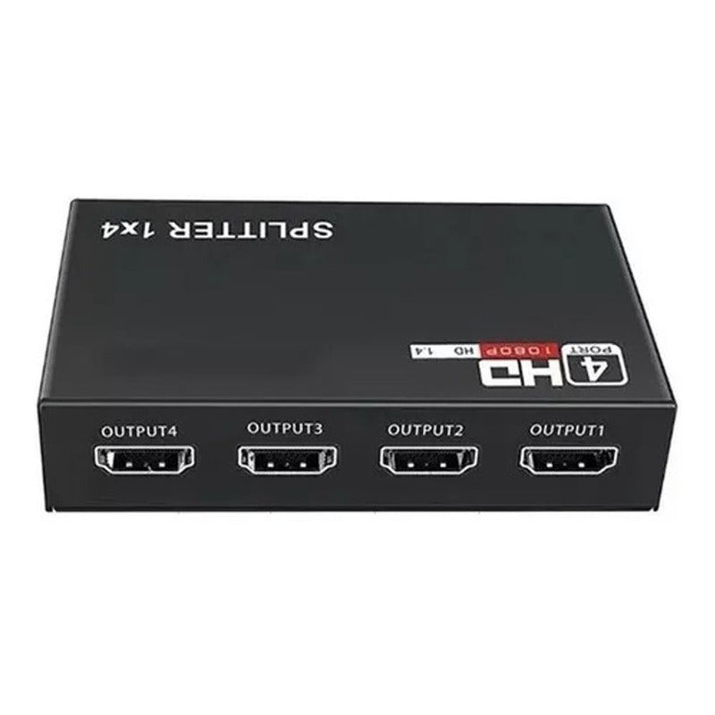 Multiplicador Splitter Hdmi 1 Entrada X 4 Salidas 1080p 1x4