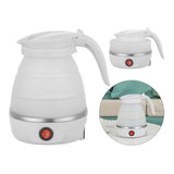 Hervidor D Agua Plegable Tetera Portátil Calentador 600blanc