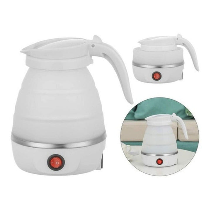 Hervidor D Agua Plegable Tetera Portátil Calentador 600blanc
