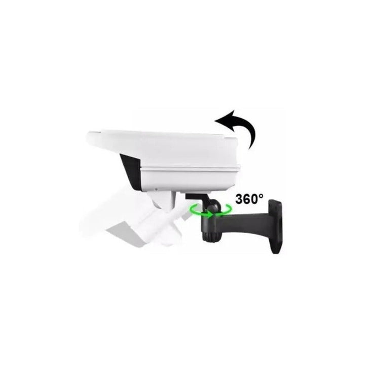 Lámpara Led Panel Solar Y Sensor De Movimiento Tipo Cámara