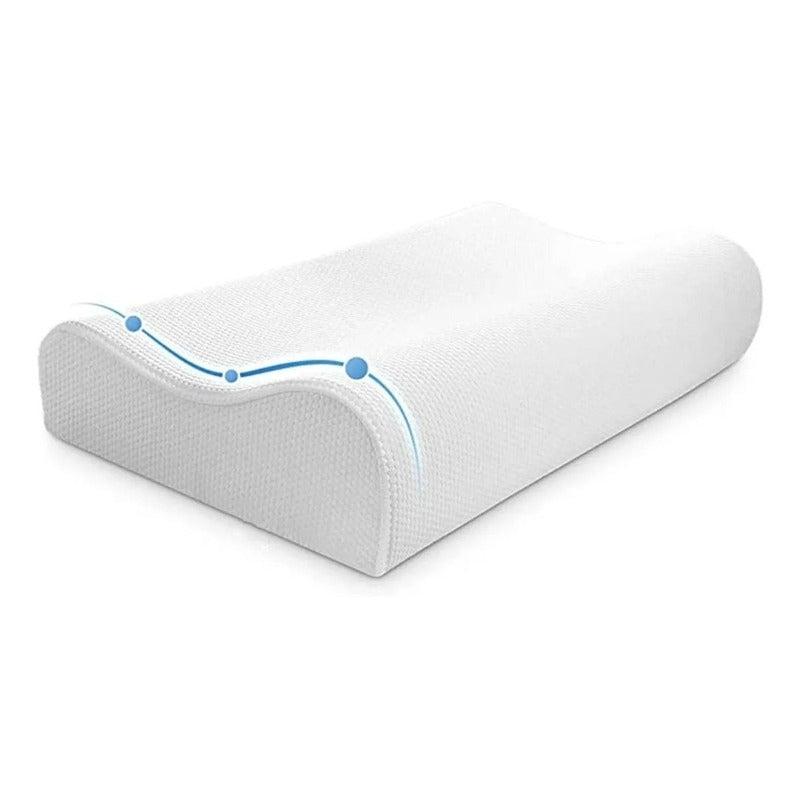 Almohada Memory Pillow Ortopédica Indeformable Con Aloe Vera