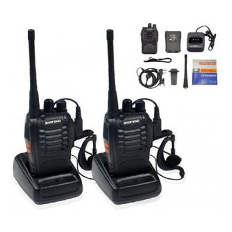 Walkie Talkie Radios Baofeng Comunicación X 2 Uhf Y Baterías