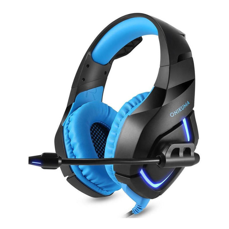 Audífonos Gamer Onikuma K1-b Black Y Blue