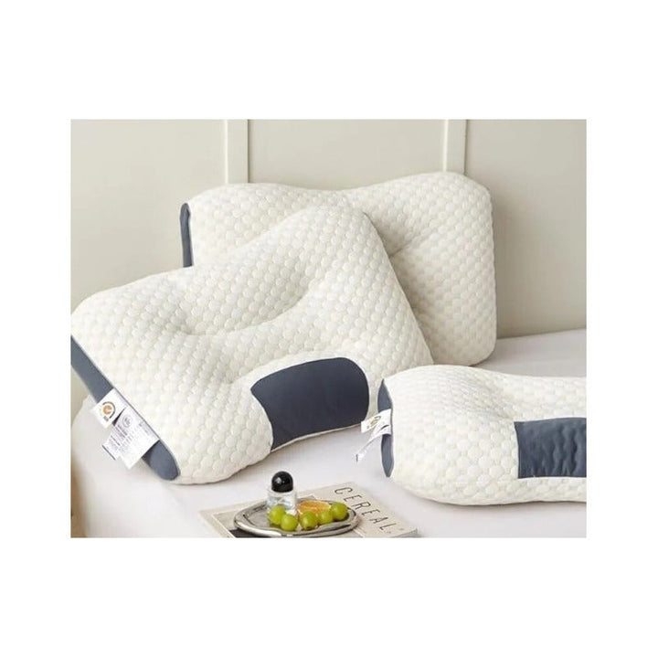 Almohada Ortopédica Cervical Descanso Transpirable Cuello. Color Blanco