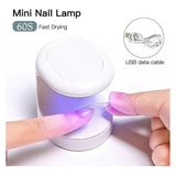 Mini Lampara Uñas Led Gel Acrilico Luz Uv