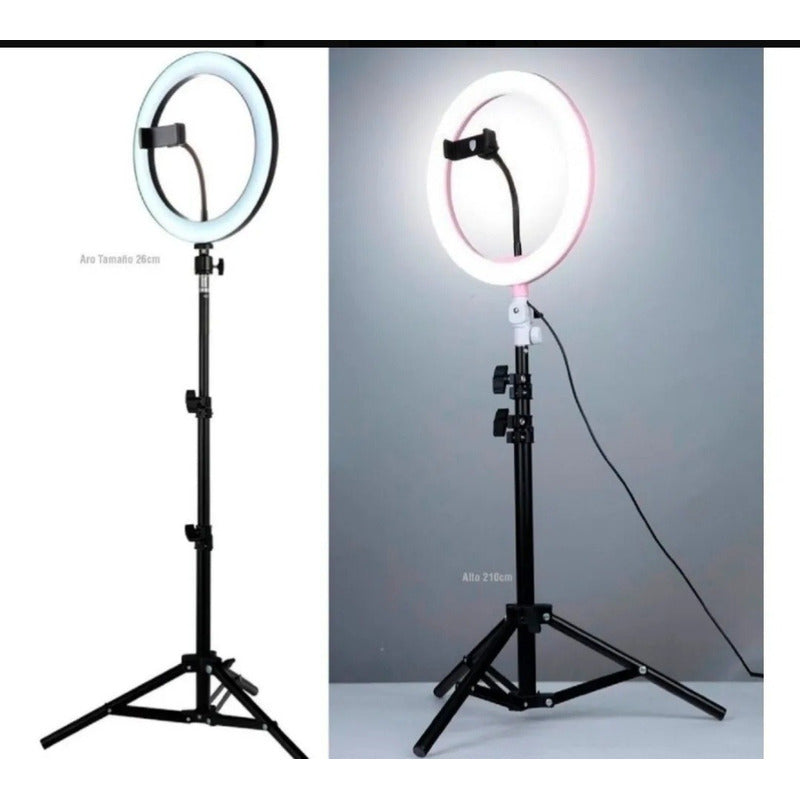 Aro Luz Led 33 Cm Para Fotografia Y Video Control + Tripode