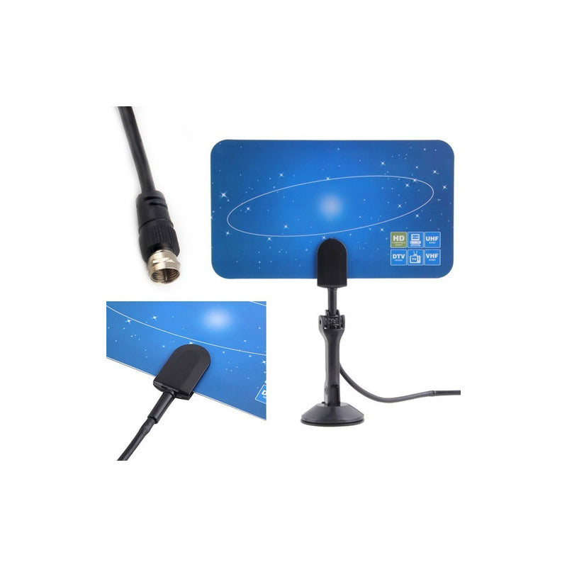 Antena Tdt Interior Canales Full Hd Tv Digital Amplificador