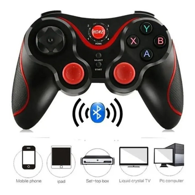 Control Inalámbrico Bluetooth Joystick Y Gamepad Android Ios Color Negro