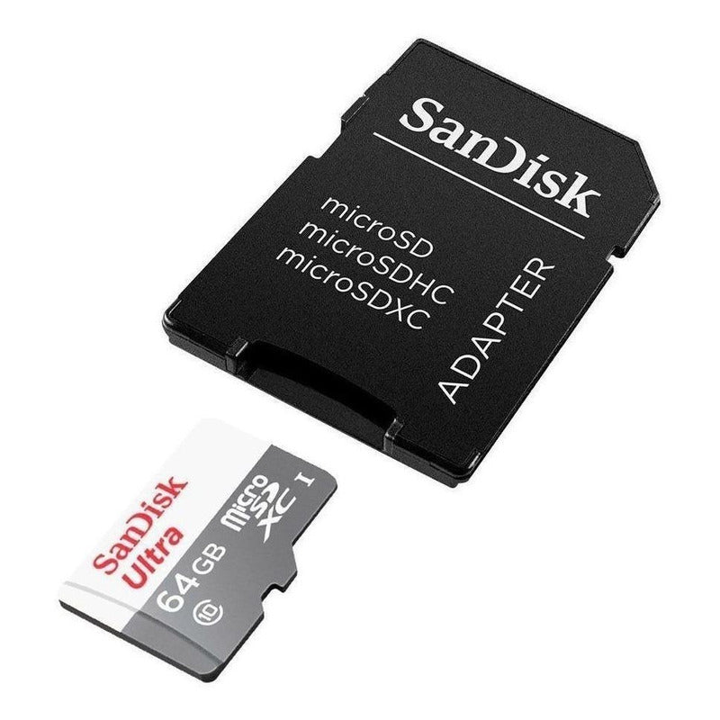 Tarjeta De Memoria  Sandisk Sdsqunr-064g-gn3ma  Ultra Con Adaptador Sd 64gb