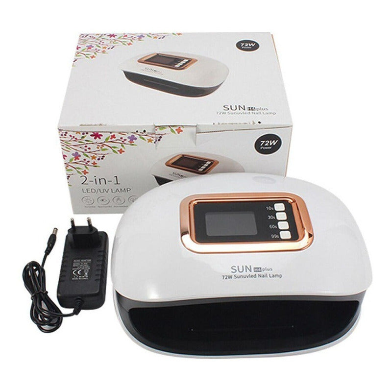 Secador De Uñas Sun H6 108w Profesional Lampara Led Uv Gel