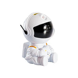 Lampara Astronauta Proyector De Galaxia Nebulosa Y Estrellas Estructura Blanco Pantalla Negro 110v