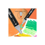 Marcadores Doble Punta X80 Plumones Punta Pincel