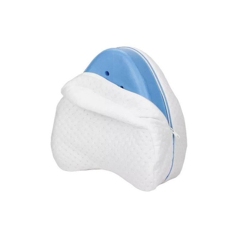 Almohada Para Piernas Rodillas Cojín Ortopédico Ergonómico Color Blanco