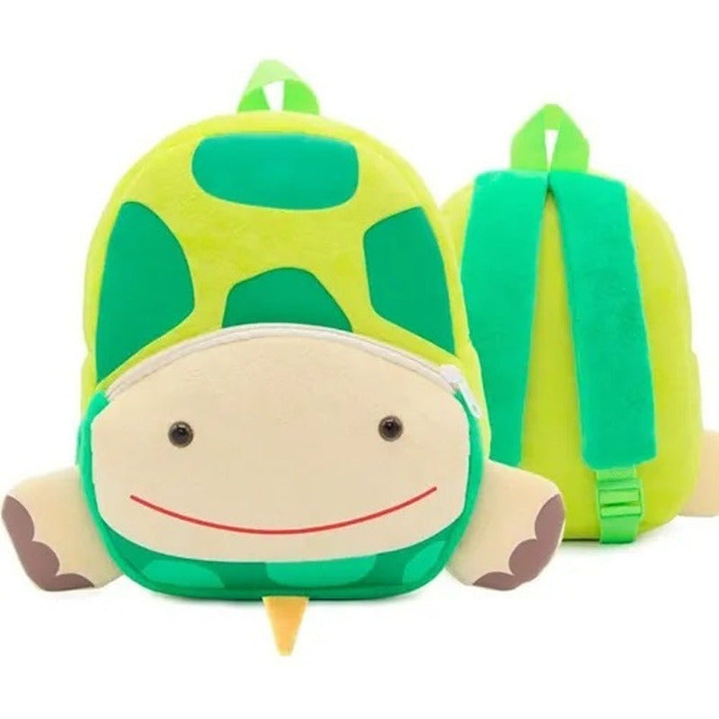 Maleta Morral Bolso Pequeño Infantil De Animales De Tortuga