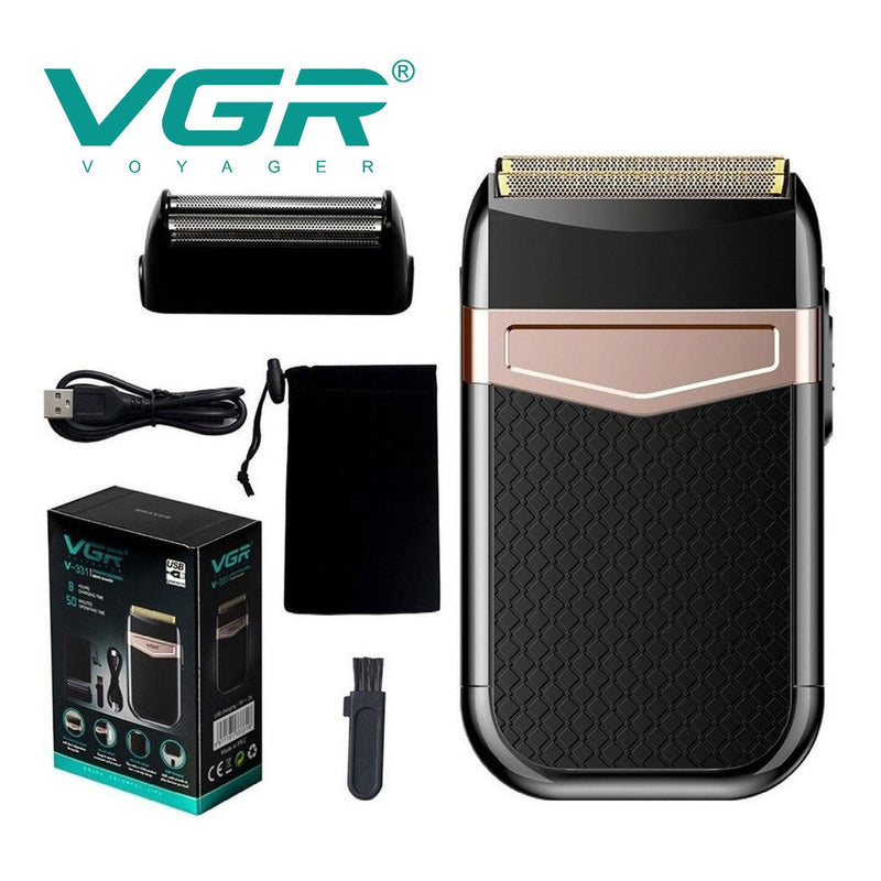 Maquina Afeitadora Eléctrica Vgr V-331 Recargable Usb