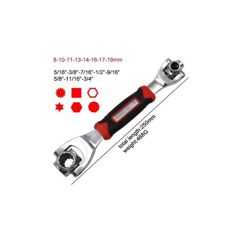 Llave Multiusos 48 En 1 Universal 360° Trabajo Casa