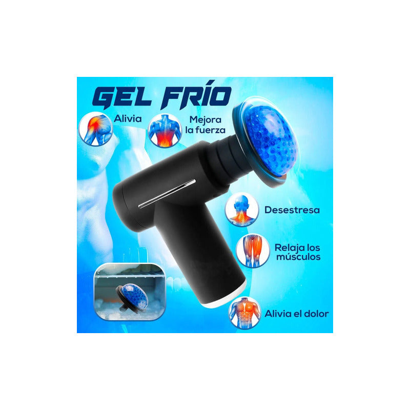 Massage Gun Masajeador Muscular Eléctrico Pistola Calor Frio Color Gun