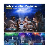 Proyector Lámpara Luz Led Galaxia Astronauta Ho442 Color De La Estructura Blanco