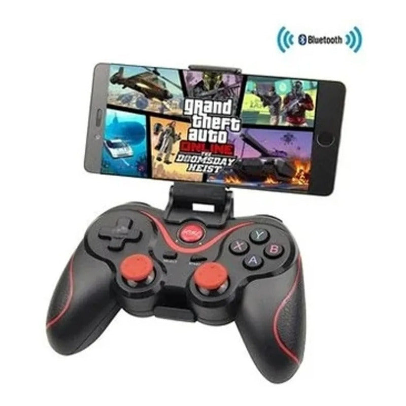 Control Inalámbrico Bluetooth Joystick Y Gamepad Android Ios Color Negro