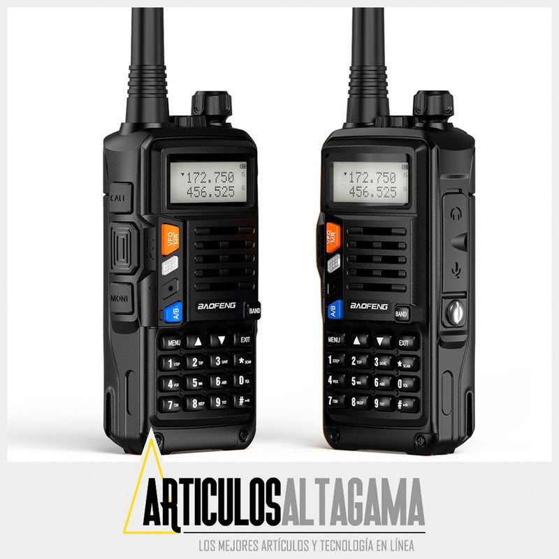 Walkie-talkie Baofeng Antenna Uv-s9 Plus Y Frecuencia Vhf/uhf + Cable De Carga