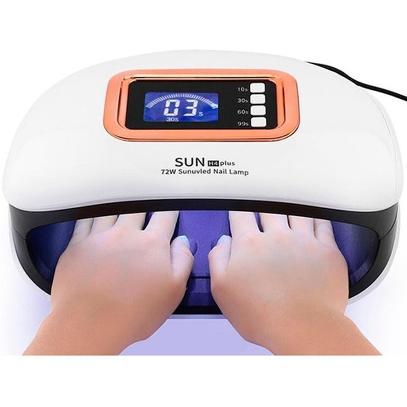 Secador De Uñas Sun H6 108w Profesional Lampara Led Uv Gel