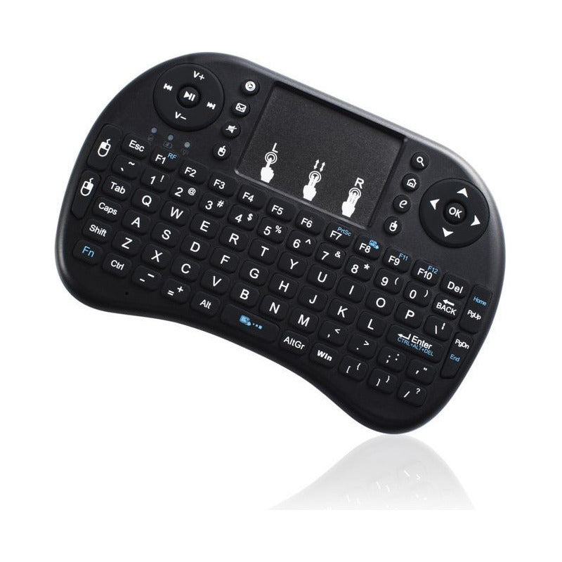 Teclado Airmouse Inalambrico Smart Tv Color Del Teclado Negro