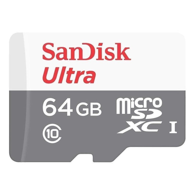 Tarjeta De Memoria  Sandisk Sdsqunr-064g-gn3ma  Ultra Con Adaptador Sd 64gb