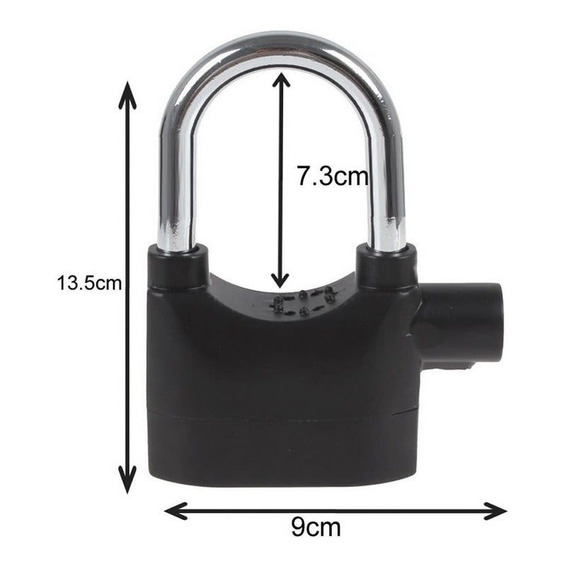 Candado Alarma Bicicletas Motos Puertas Alarm Lock