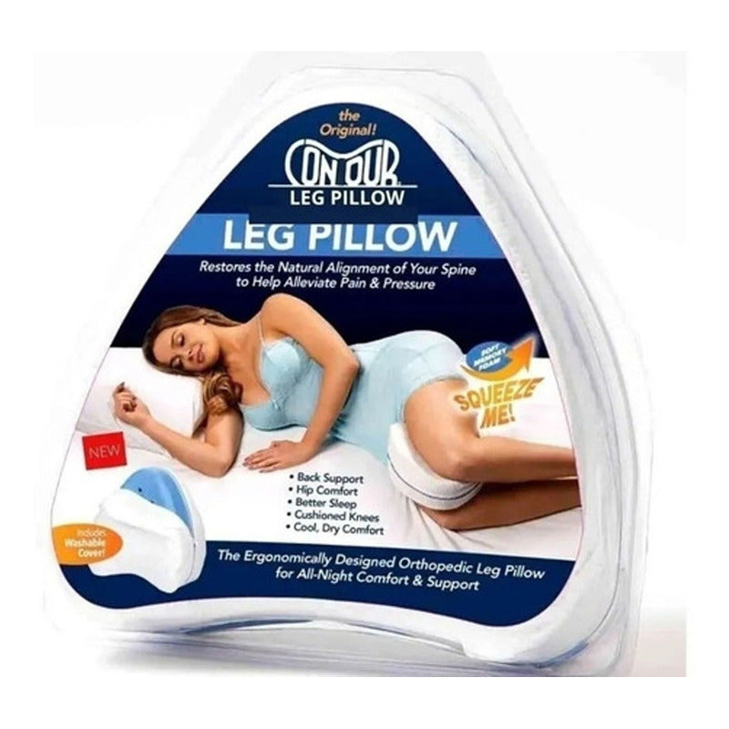 Almohada Ortopédica Piernas Espuma Viscoelástica