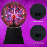 Esfera Bola De Plasma Lampara Rayos Interactiva Tacto Decora
