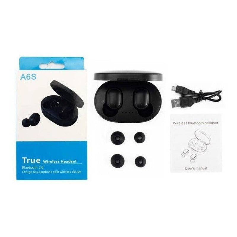 A6s Tws Airdots Headset Bluetooth 5.0 Auriculares