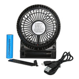 Mini Ventilador Portable De Mesa O De Playa Recargable Usb ®