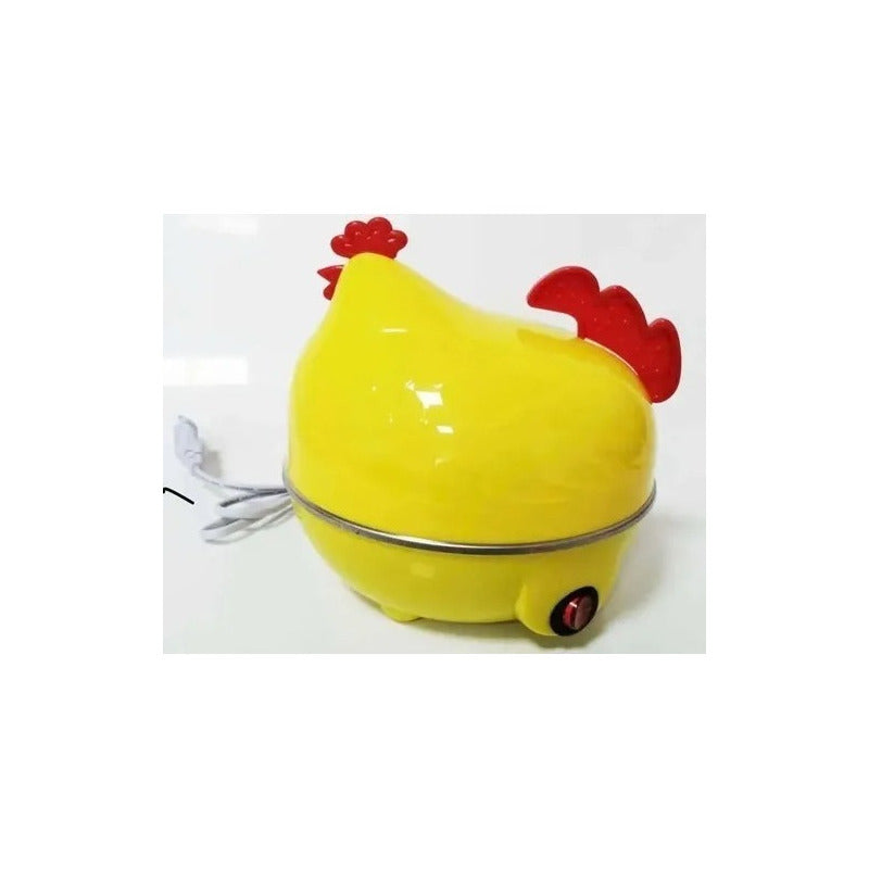 Gallina Electrica Cocinador Hervidor De 7 Huevos A Vapor Fit Color Amarillo