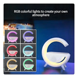 Lámpara de altavoz G Sound Box, cargador de inducción Rgb Bt A, color blanco