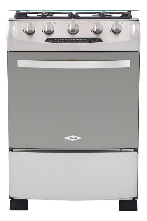 Estufa Orégano Haceb 60 Cms Inox Gas Natural Inoxidable