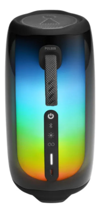 Parlante JBL Pulse 5 portátil con bluetooth waterproof negra