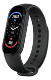 Smartwatch M6 Smartband Banda Inteligente Color De La Caja Negro Color De La Malla Rosa