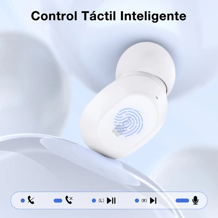 Audifonos Inalambricos 1hora In-ear Audicularer Bluetooth5.3 Color Azul claro