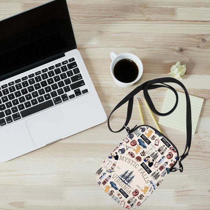 Bolso Cruzado Tvd Vampiros Mystic Falls Regalo Soñador