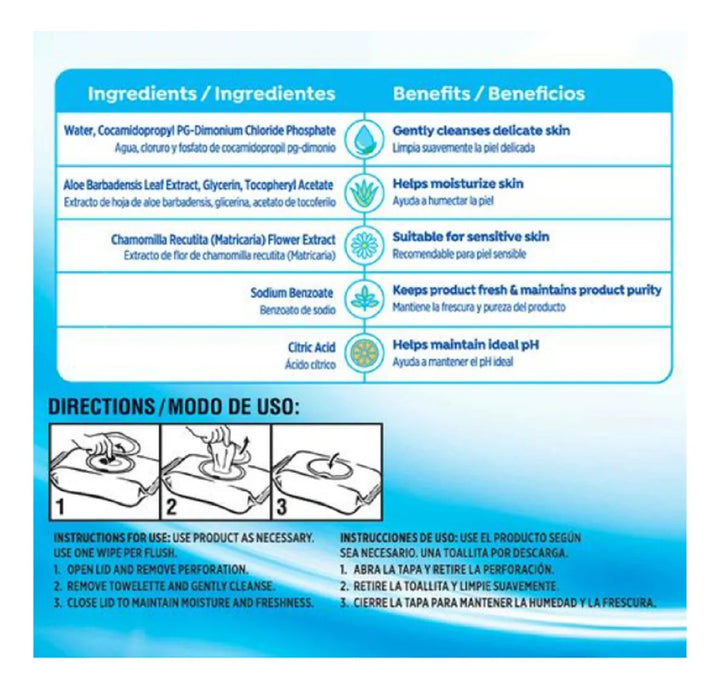 Toallitas Desechables Bebe 480