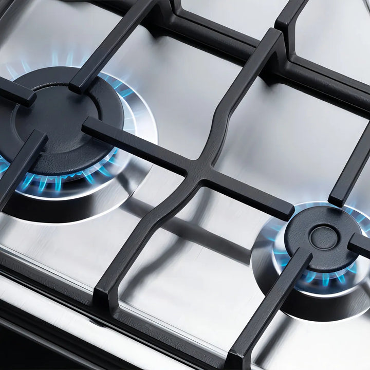 Estufa De Piso Indurama Merida Con Horno Cromada 4 Puestos