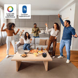 Parlante Inalámbrico Vta 12w Sphere Glow Color Negro