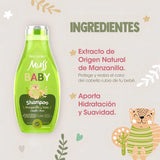 Champú Para Bebés Muss Baby Manzanilla Cabello Claro 400ml