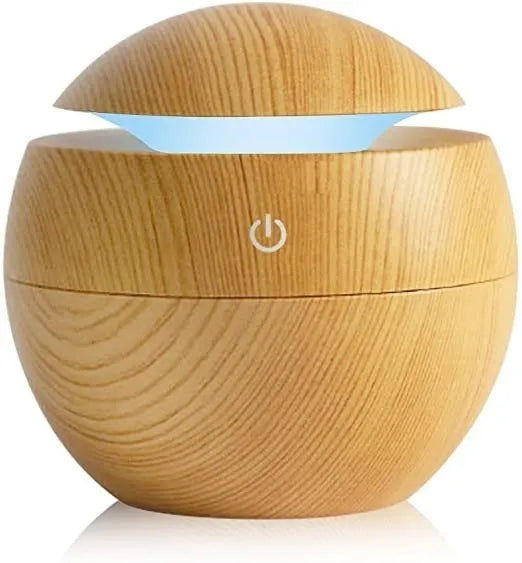 Humidificador Ultrasónico Qatar Shop 3237 Madera Clara Con Difusor Aromático