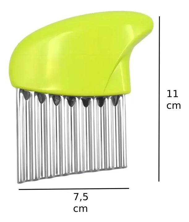 Cuchilla Cortador Acanalado Papas Verduras Manual