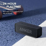 Altavoz Bluetooth Anker Soundcore Color Negro Mejorado Ipx5 A Prueba De Agua Sonido Estéreo Reproducción De 24 Horas Altavoz Inalámbrico Portátil Batería Recargable Para El Hogar Aire Libre