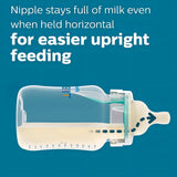 Combo 4 Unidades Biberon Avent Con Valvula Anticolico 9 Oz Transparente Clasico Válvula Airfree