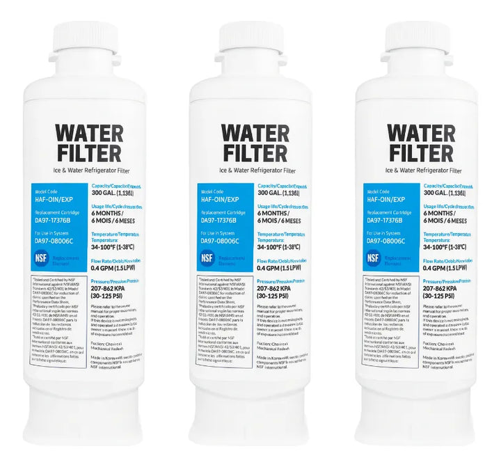 Filtro Agua Compatible Con Samsung Reemplazo Refrigerador X3