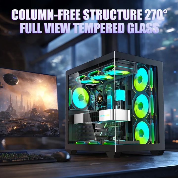 Funda Para Pc Para Juegos Atx Cpmputer Case Con 7